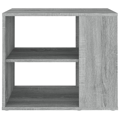 Bijzetkast 60x30x50 cm bewerkt hout grijs sonoma eikenkleurig