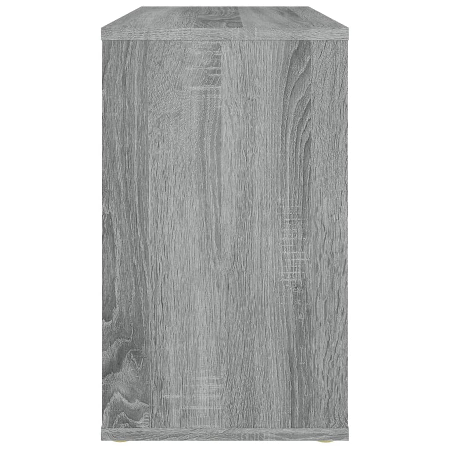 Bijzetkast 60x30x50 cm bewerkt hout grijs sonoma eikenkleurig