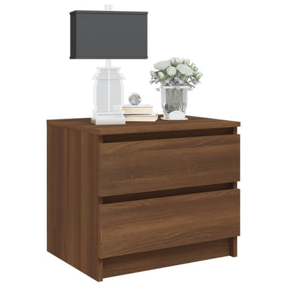 Nachtkastjes 50X39X43,5 Cm Bewerkt Hout 2