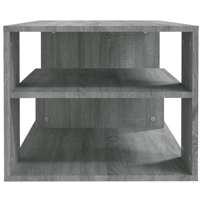 Salontafel 100x50x40 cm bewerkt hout grijs sonoma eikenkleurig Grijs sonoma