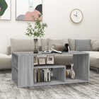 Salontafel 100x50x40 cm grijs sonoma eiken bewerkt hout