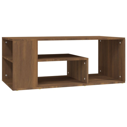 Salontafel 00X50X40 Cm Bewerkt Hout Bruineiken bruin eikenkleur