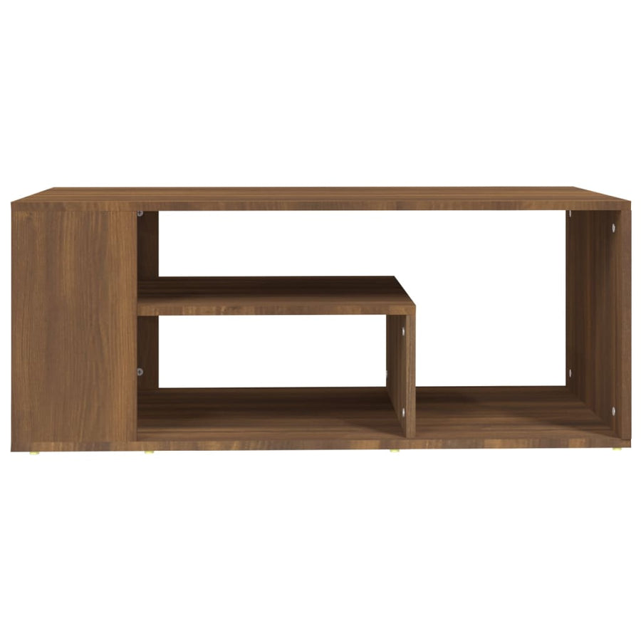 Salontafel 00X50X40 Cm Bewerkt Hout Bruineiken bruin eikenkleur