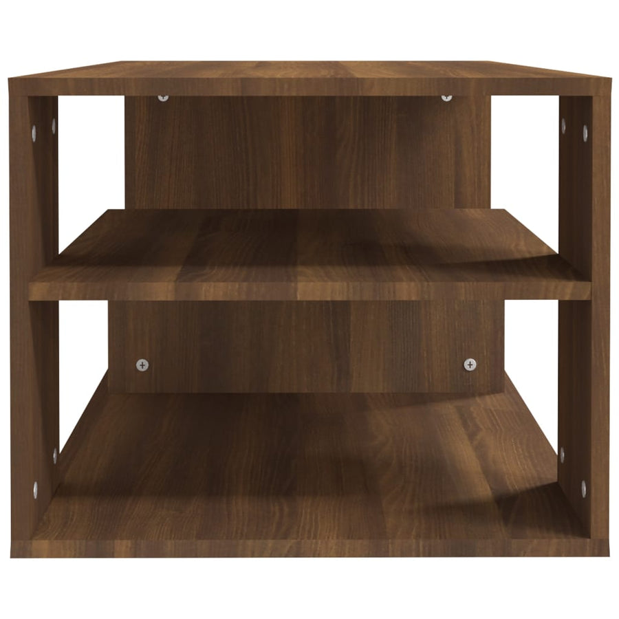 Salontafel 00X50X40 Cm Bewerkt Hout Bruineiken bruin eikenkleur