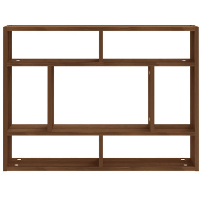 Wandschap 75X6X55 Cm Bewerkt Hout Bruineikenkleurig bruin eikenkleur