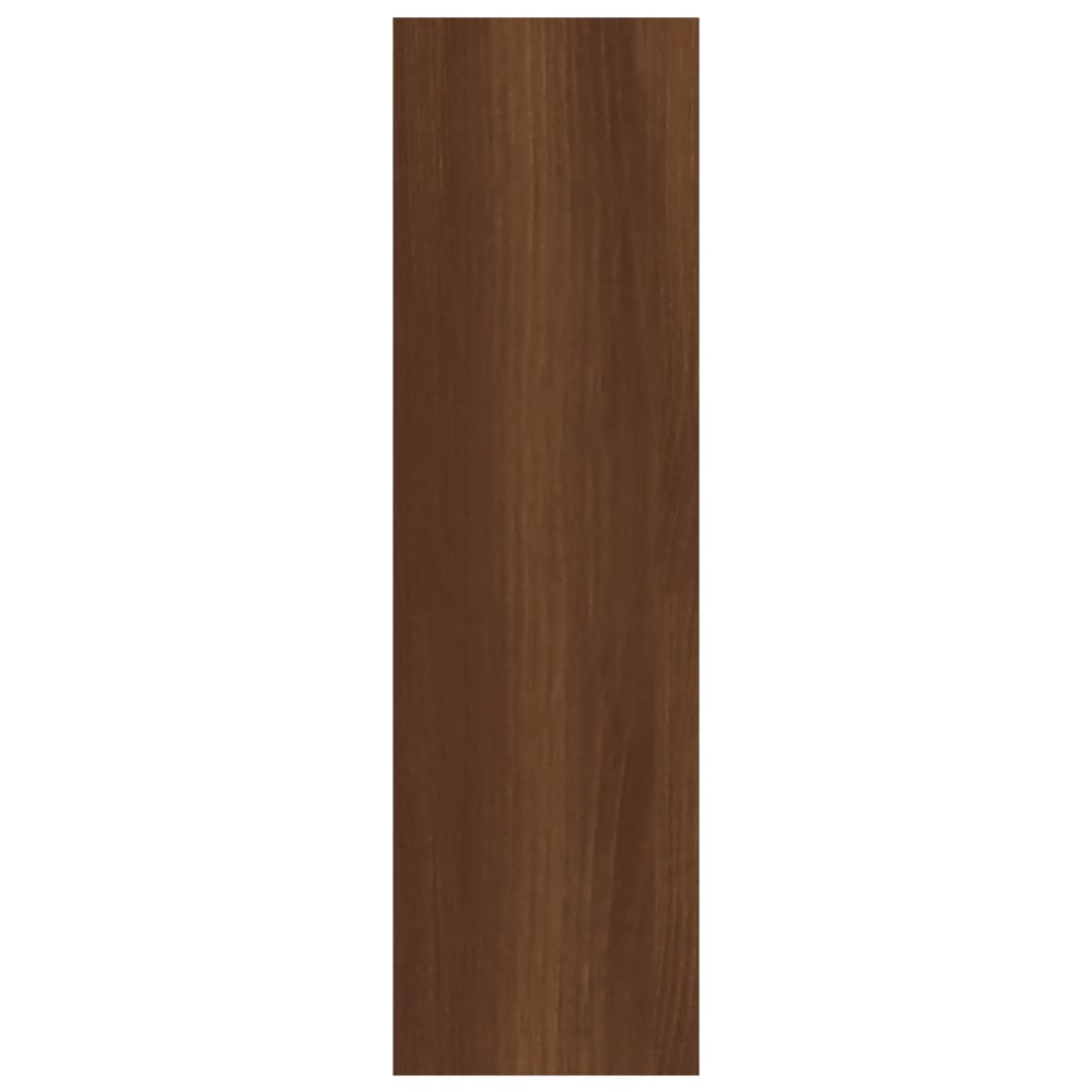 Wandschap 75X6X55 Cm Bewerkt Hout Bruineikenkleurig bruin eikenkleur