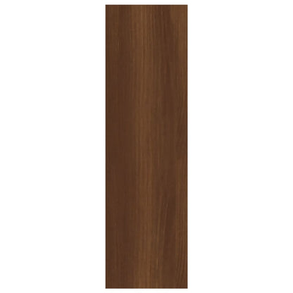 Wandschap 75X6X55 Cm Bewerkt Hout Bruineikenkleurig bruin eikenkleur