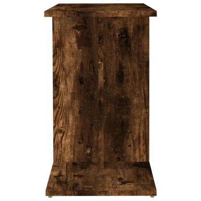 Bijzettafel 50X30X50 Cm Bewerkt Hout Kleurig Gerookt eiken