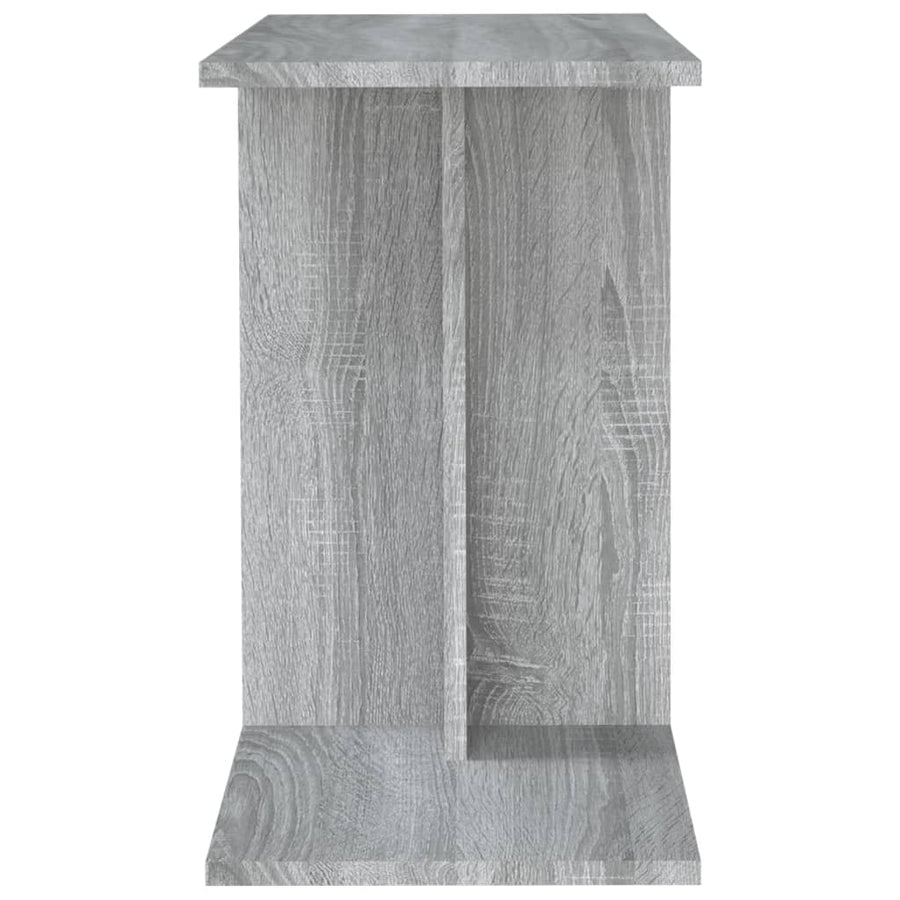 Bijzettafel 50X30X50 Cm Bewerkt Hout Eikenkleurig Grijs sonoma