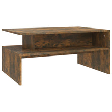 Salontafel 90x60x42,5 cm bewerkt hout gerookt eikenkleurig Gerookt eiken