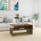 Coffee table 90x60x42.5 cm engineered wood smoked oak color