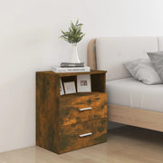 Bedside table 50x32x60 cm smoked oak look