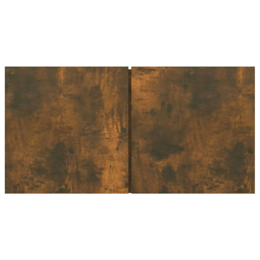 Tv-Meubel Hangend 60X30X30 Cm Bewerkt Hout Kleurig 1 Gerookt eiken
