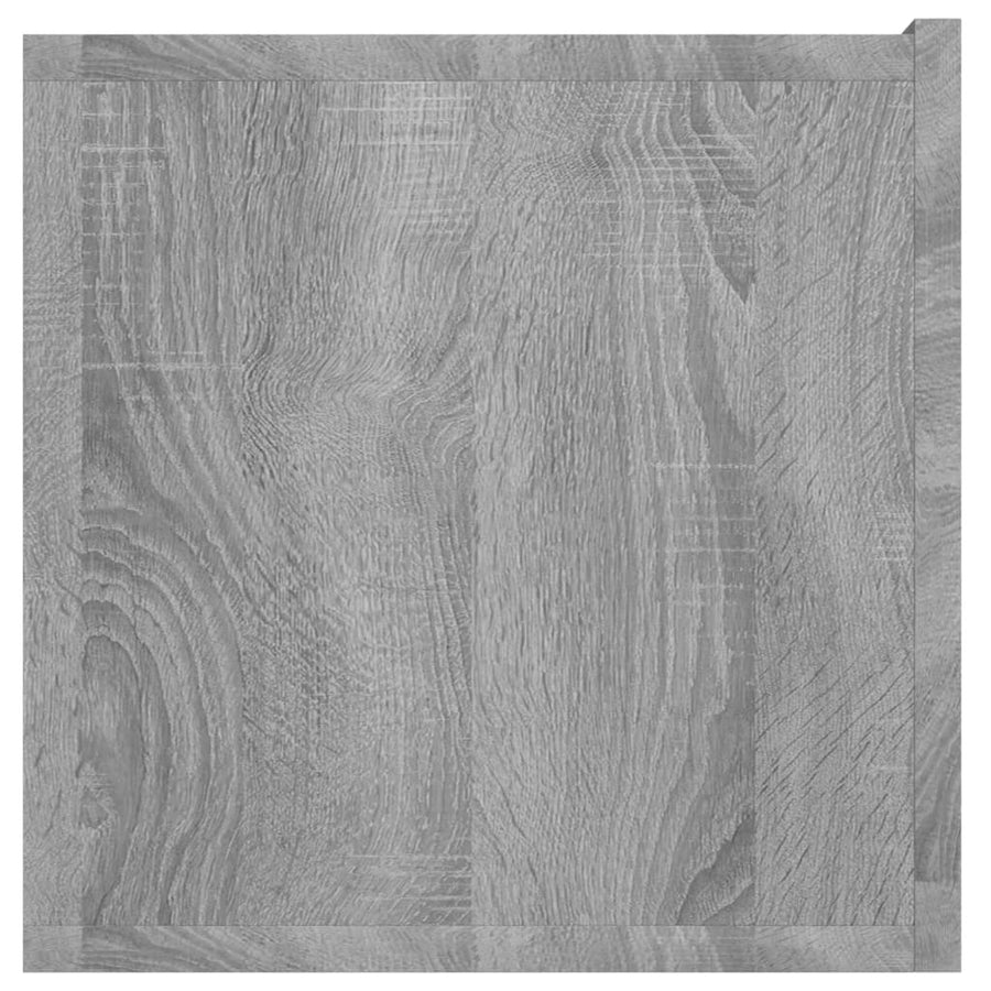 Tv-Hangmeubel 60X30X30 Cm Bewerkt Hout Eikenkleur 1 Grijs sonoma