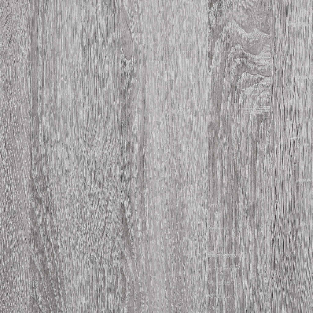 Wandrekken Kubus 2 st 30x15x30 cm grijs sonoma
