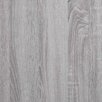 Wandrekken Kubus 2 st 30x15x30 cm grijs sonoma