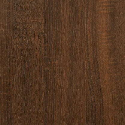 Wandrekken kubus 2 st 30x15x30 cm gerookt bruin eiken