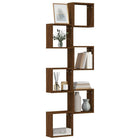 Wandplanken kubus 6 st 30x15x30 cm sonoma bruin