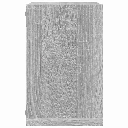 Wandschappen 2 pcs Grijs Sonoma 26 x 15 x 26 cm Bewerkt hout