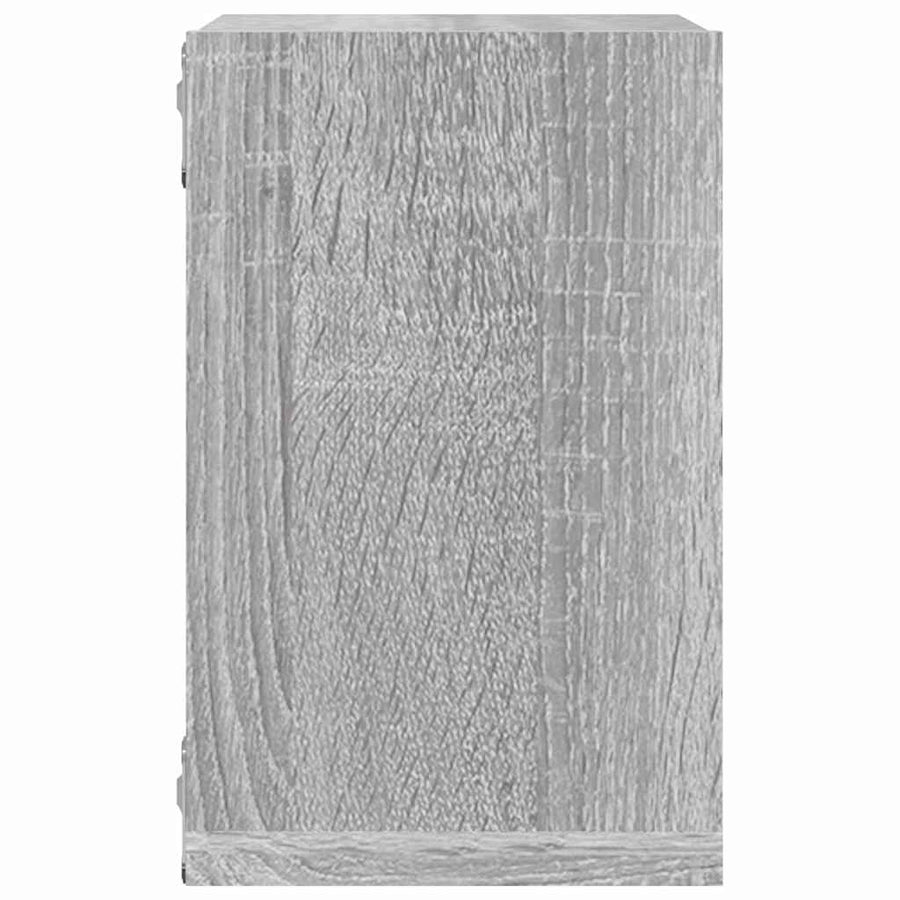 Wandschappen 2 pcs Grijs Sonoma 26 x 15 x 26 cm Bewerkt hout