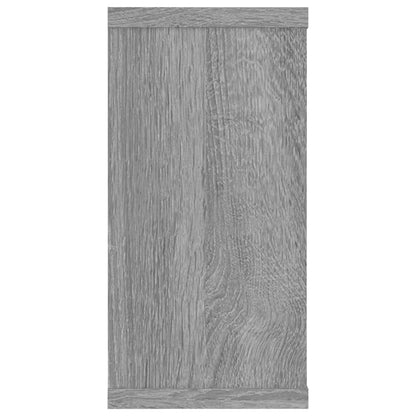 Wandschappen Kubus 100X15X30 Cm Bewerkt Hout Grijs sonoma