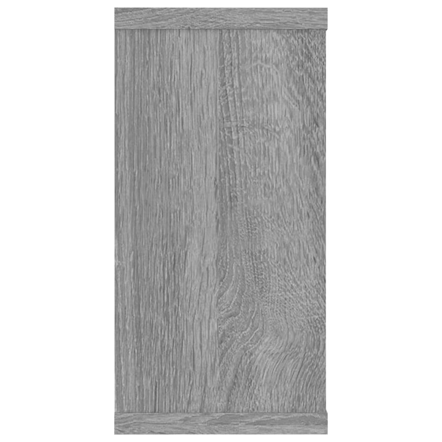 Wandschappen Kubus 100X15X30 Cm Bewerkt Hout 4 Grijs sonoma