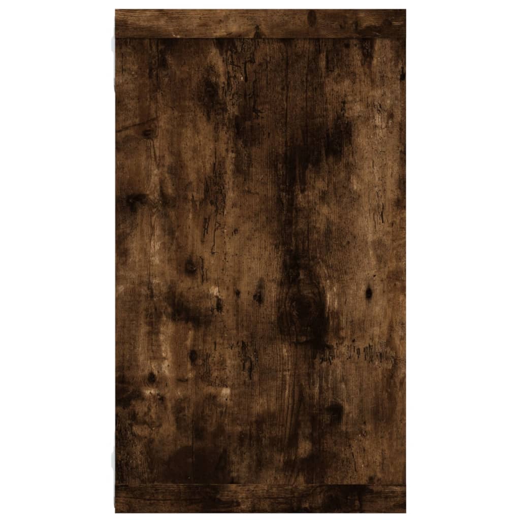 Wandschappen Kubus 80X15X26,5 Cm Hout Kleurig 4 Gerookt eiken