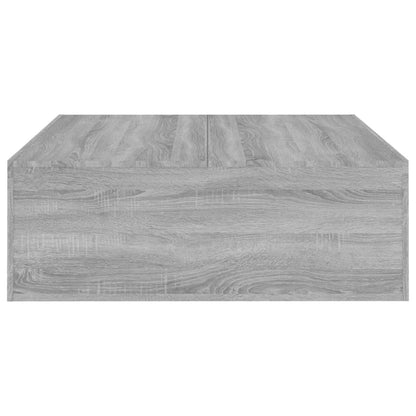 Salontafel 00X00X35 Cm Bewerkt Hout Eikenkleurig Grijs sonoma