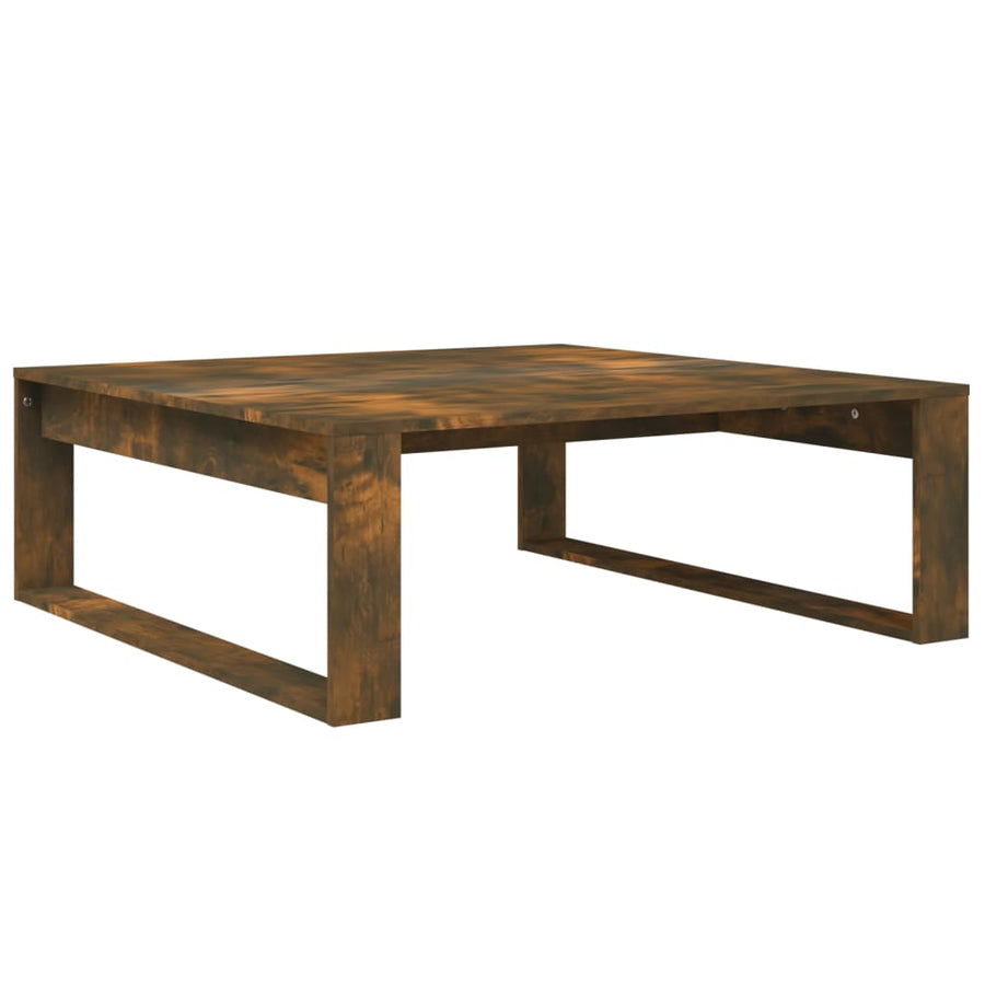 Salontafel 00X00X35 Cm Bewerkt Hout Kleurig Gerookt eiken