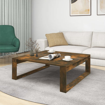 Salontafel 00X00X35 Cm Bewerkt Hout Kleurig Gerookt eiken
