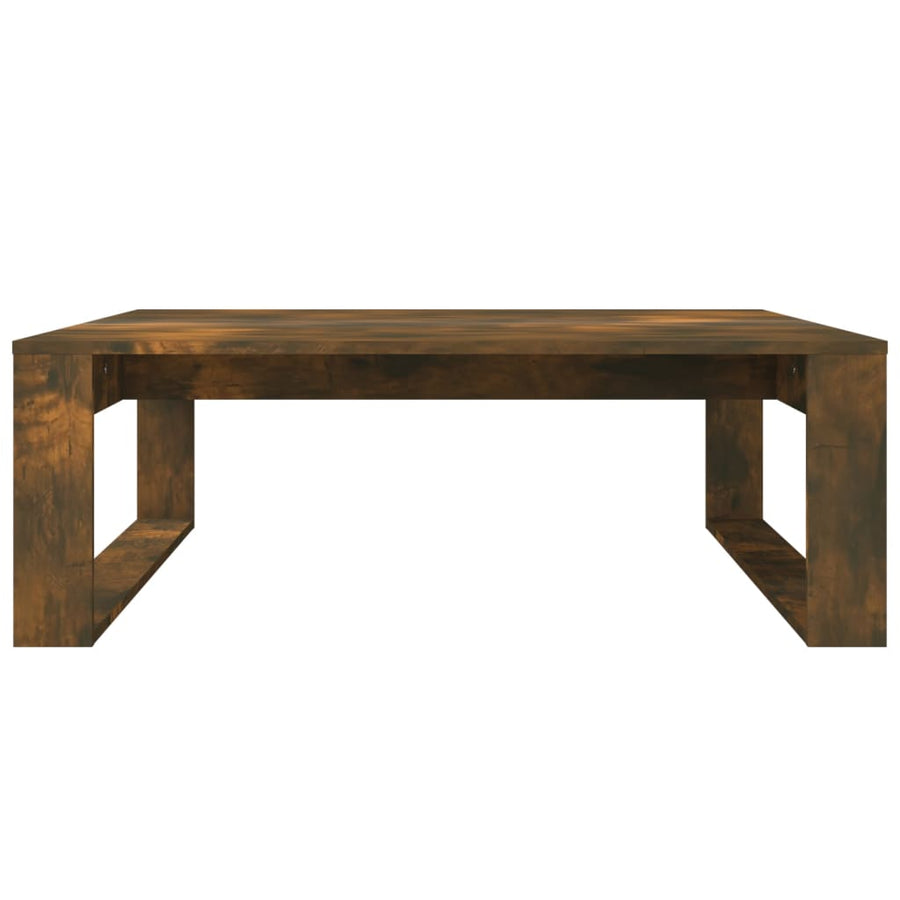 Salontafel 00X00X35 Cm Bewerkt Hout Kleurig Gerookt eiken