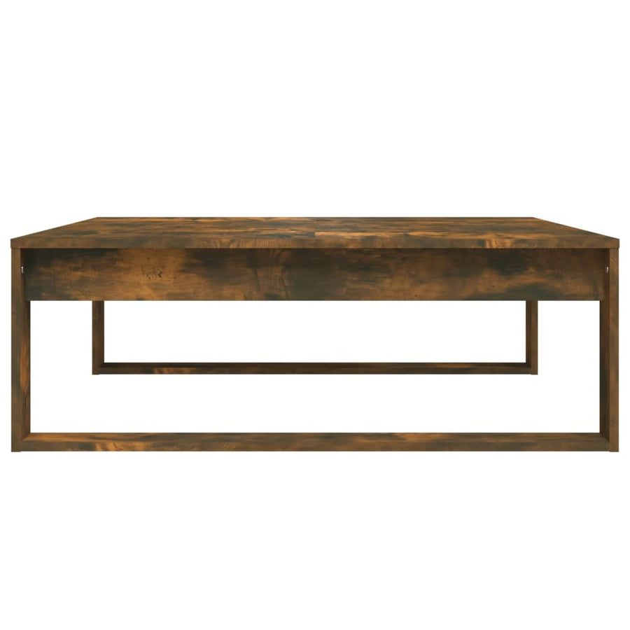 Salontafel 00X00X35 Cm Bewerkt Hout Kleurig Gerookt eiken