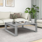 Salontafel 100x100x35 cm bewerkt hout grijs