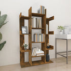 Bookshelf 86x25.5x140 cm engineered wood smoked oak