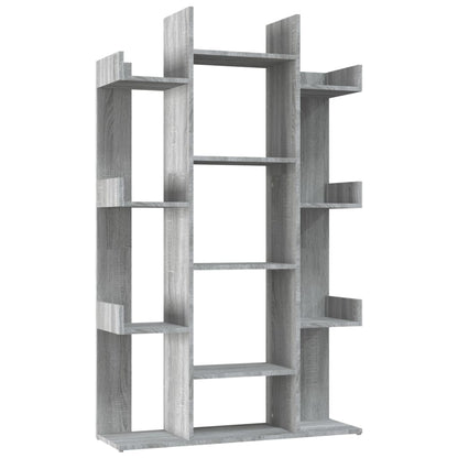 Boekenkast 86X25,5X40 Cm Bewerkt Hout Eiken Grijs sonoma