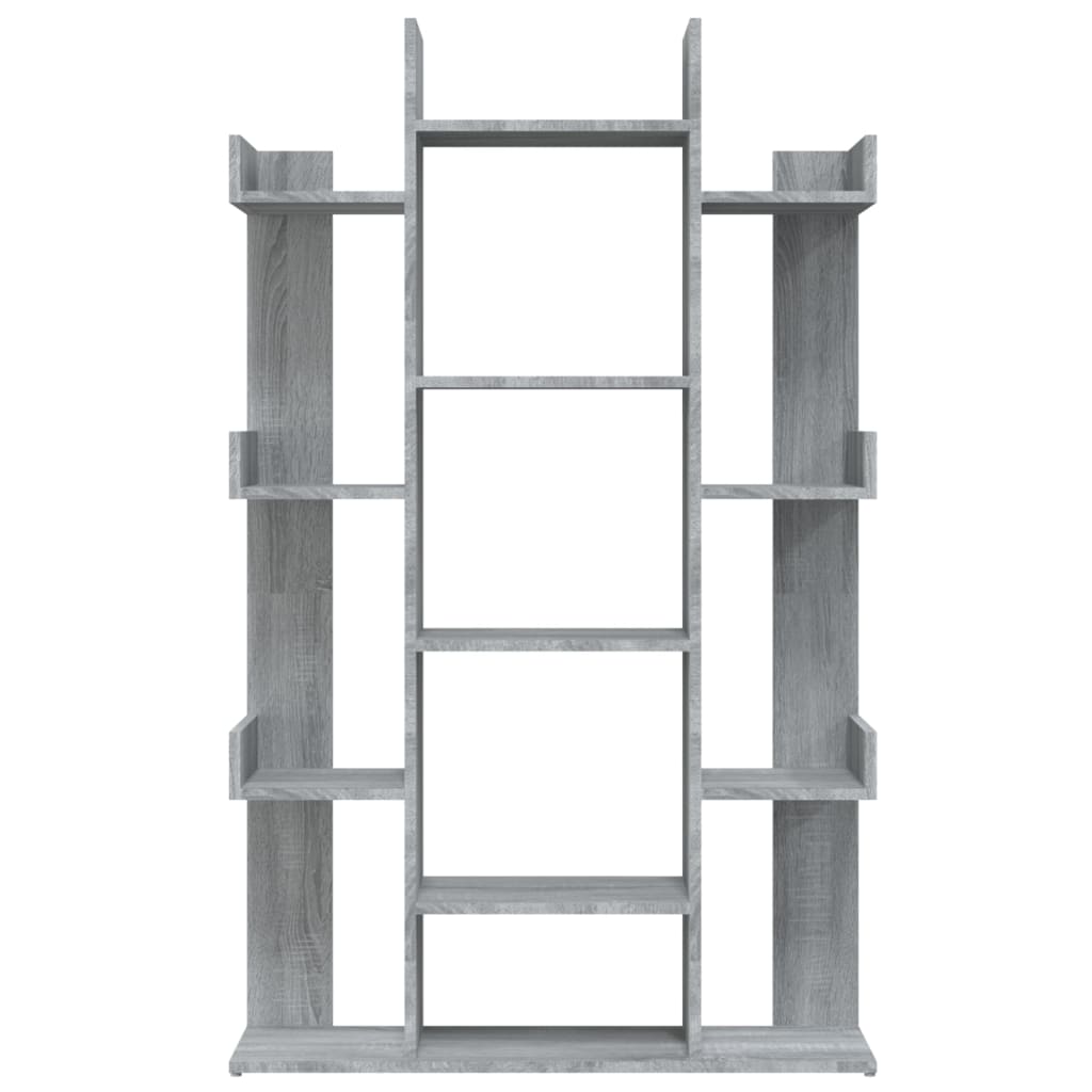 Boekenkast 86X25,5X40 Cm Bewerkt Hout Eiken Grijs sonoma