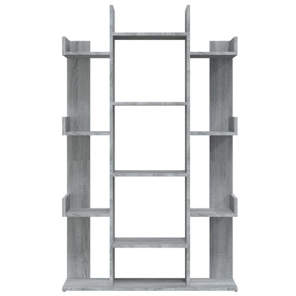 Boekenkast 86X25,5X40 Cm Bewerkt Hout Eiken Grijs sonoma