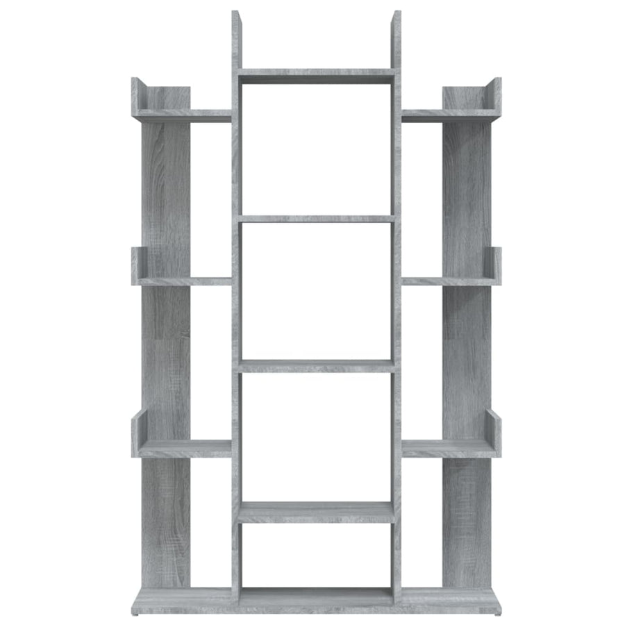 Boekenkast 86X25,5X40 Cm Bewerkt Hout Eiken Grijs sonoma