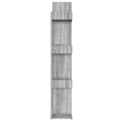 Boekenkast 86X25,5X40 Cm Bewerkt Hout Eiken Grijs sonoma