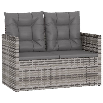 Loungeset Met Kussens Poly Rattan 4