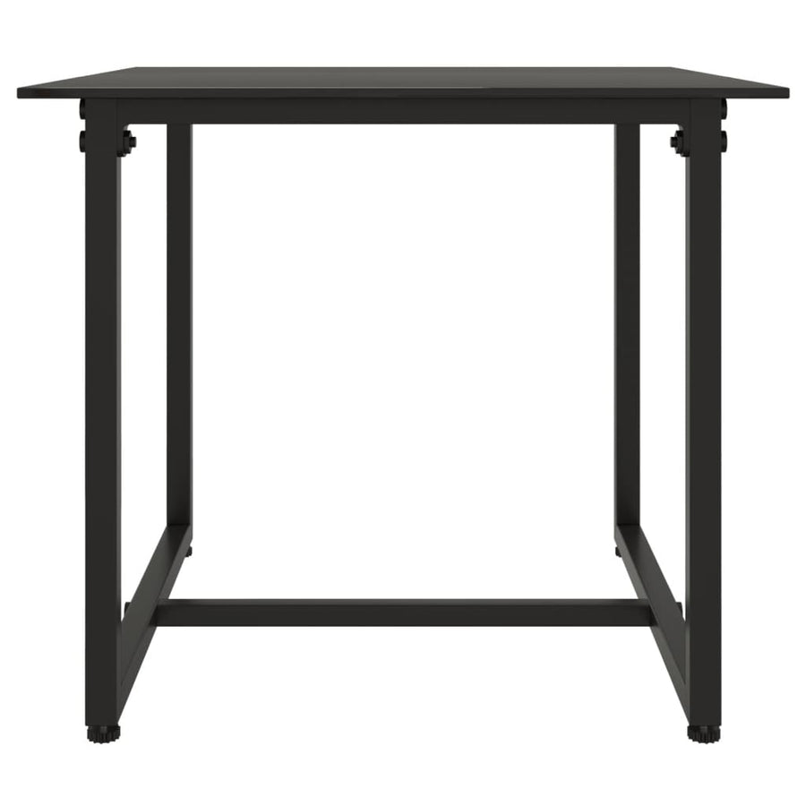 3-Delige Loungeset Met Kussens Poly Rattan Zwart