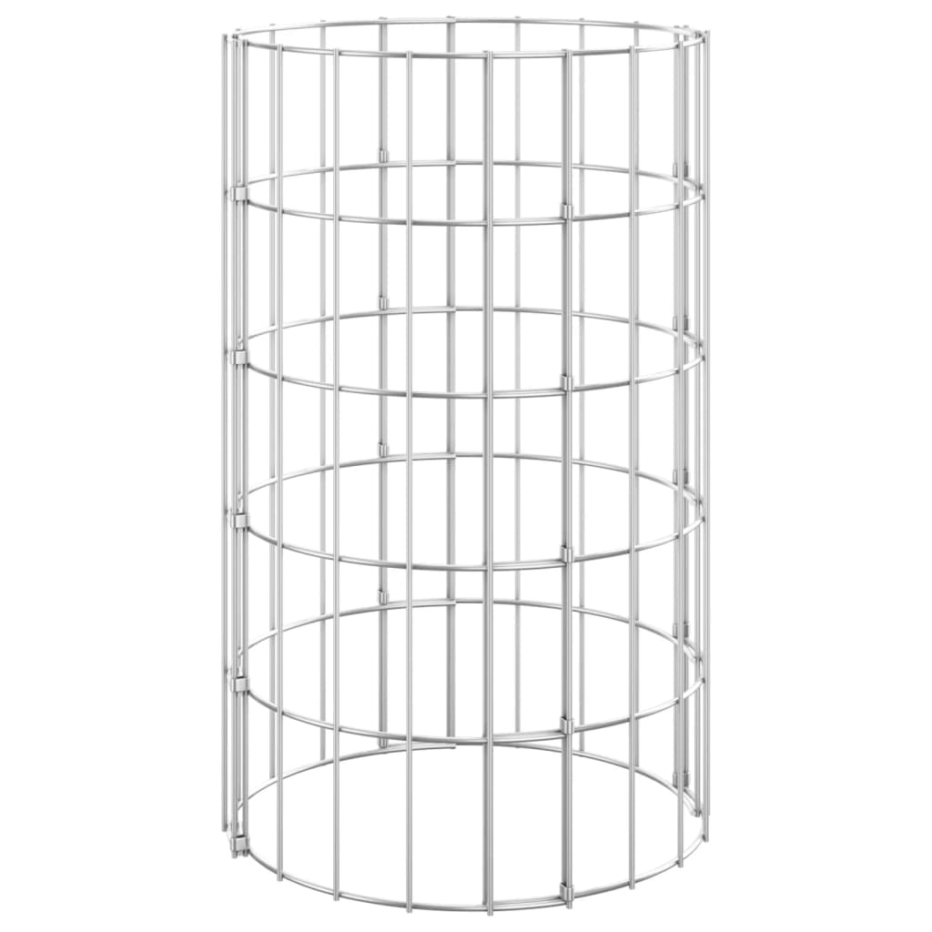 Gabion Paal Rond Ø30X50 Cm Gegalvaniseerd Staal Ø 30 x 50 cm