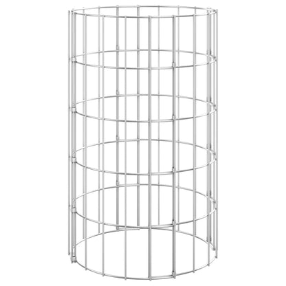 Gabion Paal Rond Ø30X50 Cm Gegalvaniseerd Staal Ø 30 x 50 cm