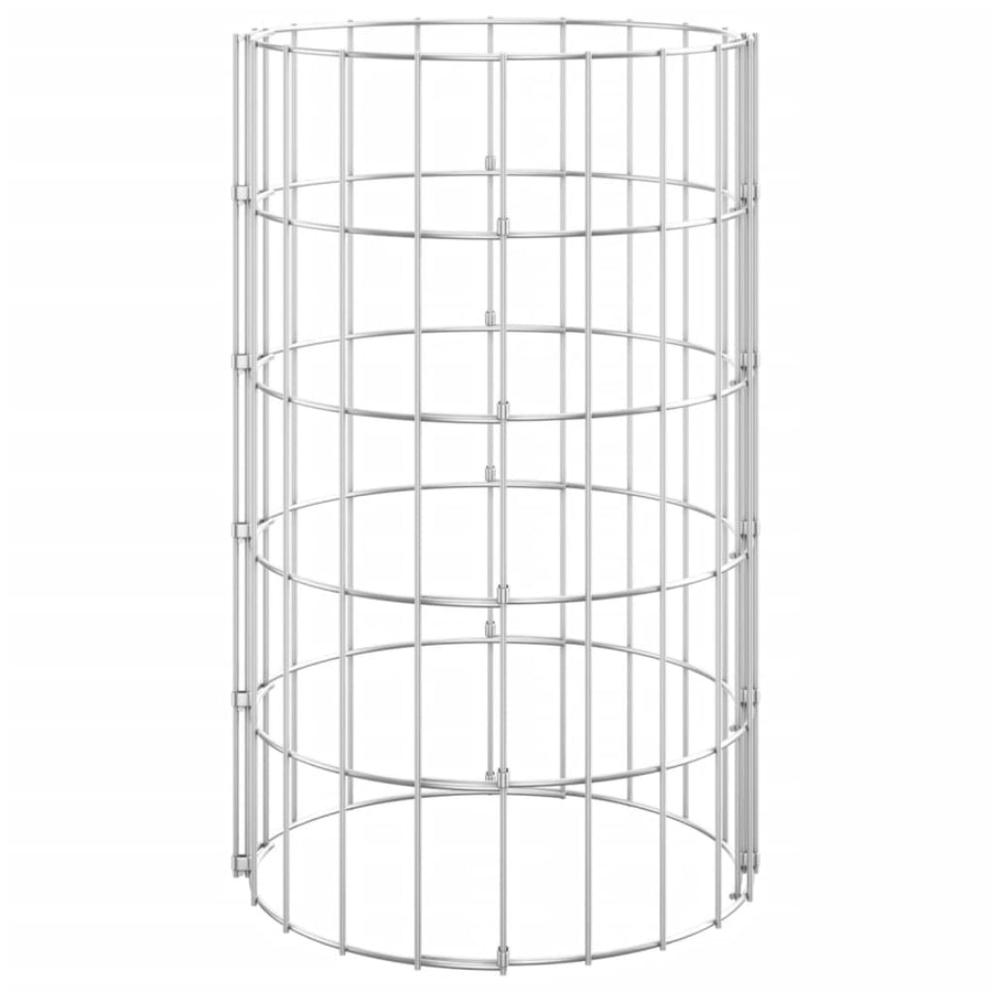 Gabion Paal Rond Ø30X50 Cm Gegalvaniseerd Staal Ø 30 x 50 cm