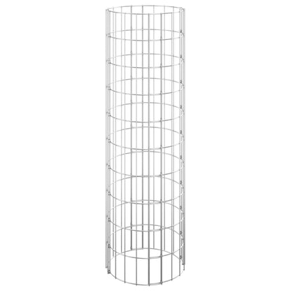 Gabion paal rond Ø30x100 cm gegalvaniseerd staal