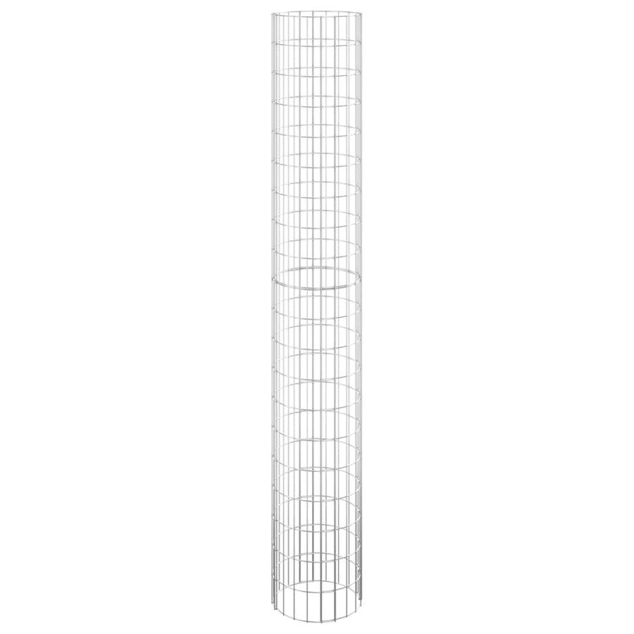 Gabion Paal Rond Ø30X200 Cm Gegalvaniseerd Staal Ø 30 x 200 cm