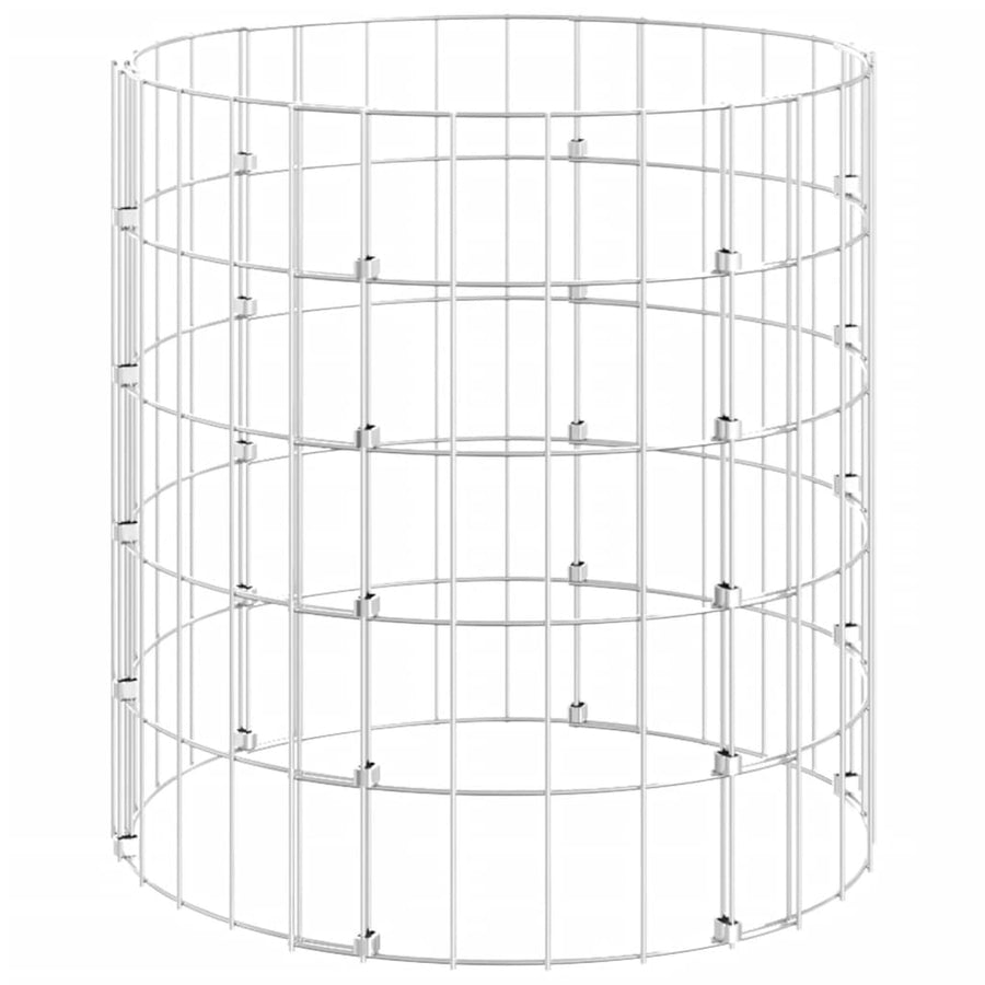 Gabion Paal Rond Ø50X50 Cm Gegalvaniseerd Staal Ø 50 x 50 cm