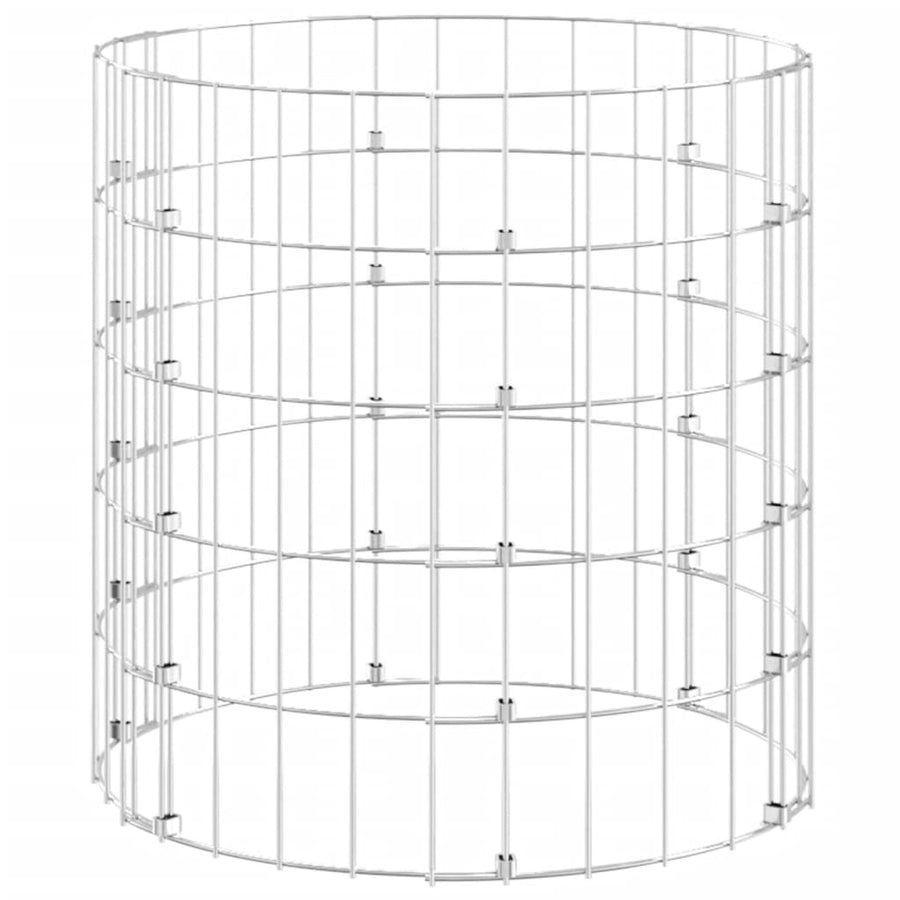 Gabion Paal Rond Ø50X50 Cm Gegalvaniseerd Staal Ø 50 x 50 cm