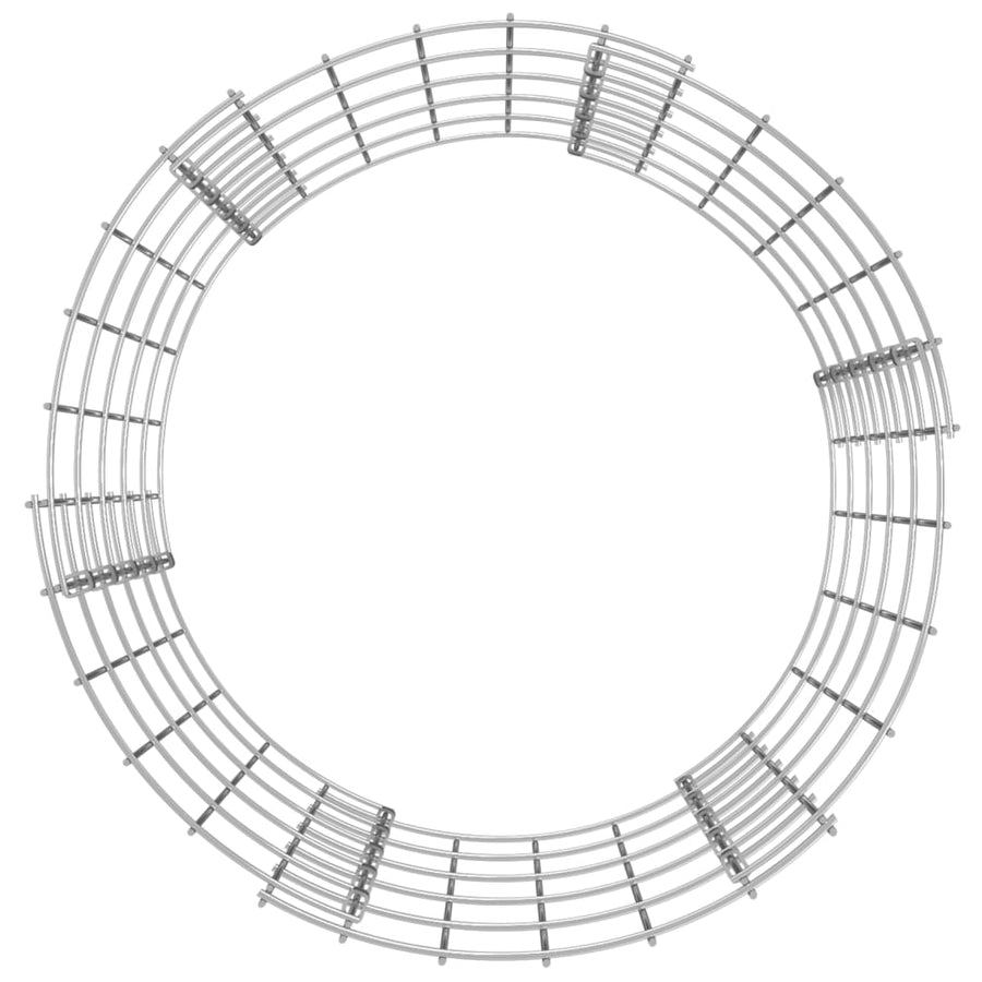 Gabion Paal Rond Ø50X50 Cm Gegalvaniseerd Staal Ø 50 x 50 cm