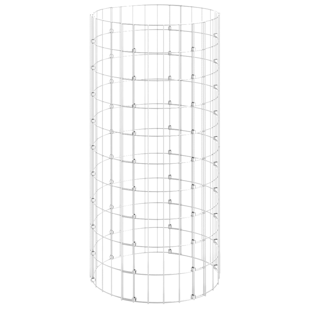 Gabion Paal Rond Ø50X00 Cm Gegalvaniseerd Staal Ø 50 x 100 cm